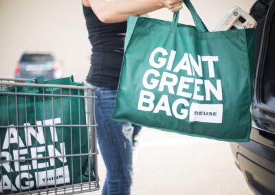 Reusable Green Tote Bag