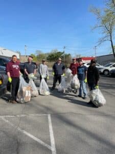 River cleanup with ClearView Packaging