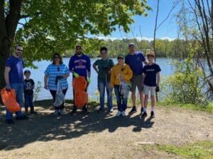 River cleanup with ClearView Packaging